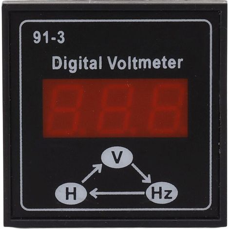 Voltmètre numérique 91 3 pour groupe électrogène essence Diesel accessoires 220V 380V monophasé 3 phases