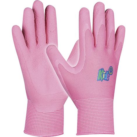 GEBOL Kinder Schutzhandschuh Kids Farbe pink Größe 5-8 Jahre