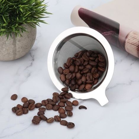 Kaffeefilter – Kaffeezubehör – Edelstahl – Umweltfreundlich – Langlebig – Tropffilter (1/4)