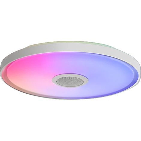 Plafonnier, Couleurs RGB, Haut-parleur Bluetooth, 46CM (1/2)