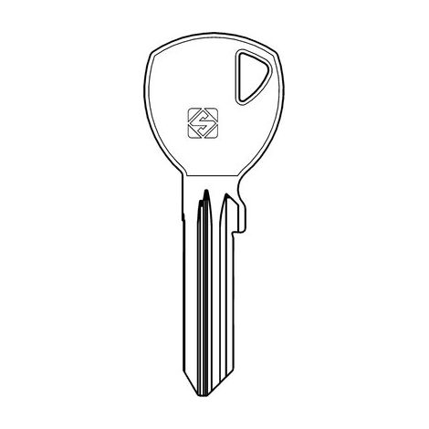Chiave Piatta Abus AB128R Silca Acciaio Nichelato 10 Pezzi