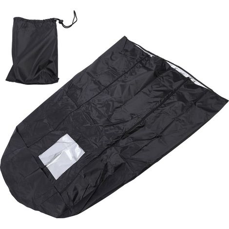 TOIVIZE-Housse pour étagère de panier de cuisson avec fenêtre visible résistant à l'eau et anti-poussière en 420D argenté (1/5)
