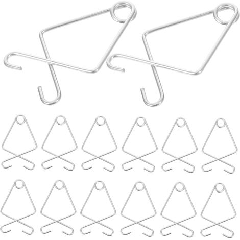 50 crochets plafond, acier, pour suspension et rangement (1/5)