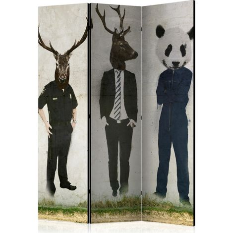 Paravent 3 Volets "Man Or Animal" 135x172cm (1/2)