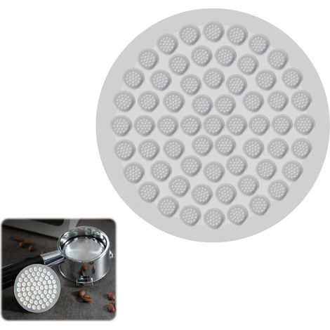 Écran de Rondelle 53mm, Épaisseur 1mm en Acier Inoxydable 316, Paroi de Douche Inférieure, Filtre Réutilisable pour Filtre à Café, Disque Filtrant Métallique Durable (1/5)