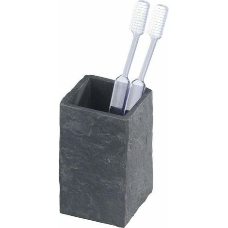 Gobelet de salle de bain design ardoise Slate