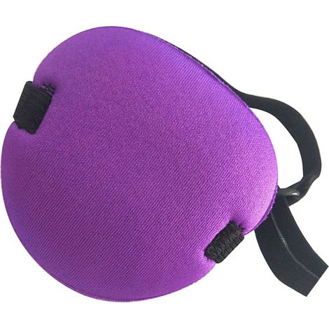 Masque oculaire individuel ajustable, doux et confortable, cache-œil 3D pour adultes et enfants (1/3)