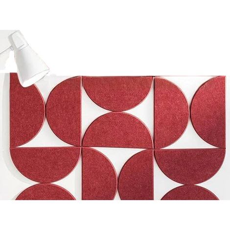24 Carreaux en Feutre Absorbant 30x15cm - Décoration Murale Créative - Panneaux Acoustiques Design - Solution Anti-Bruit pour Maison & Bureau (1/5)