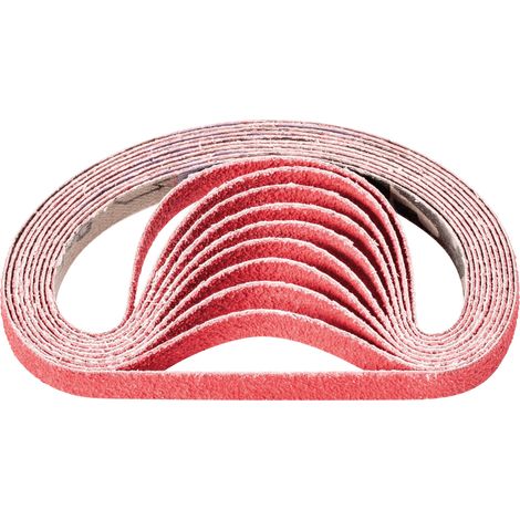 PFERD TOOLS Keramikkorn Schleifband BA 10x330mm CO-COOL60 für Edelstahl-Schliff mit Bandschleifer (100) 100 Stk
