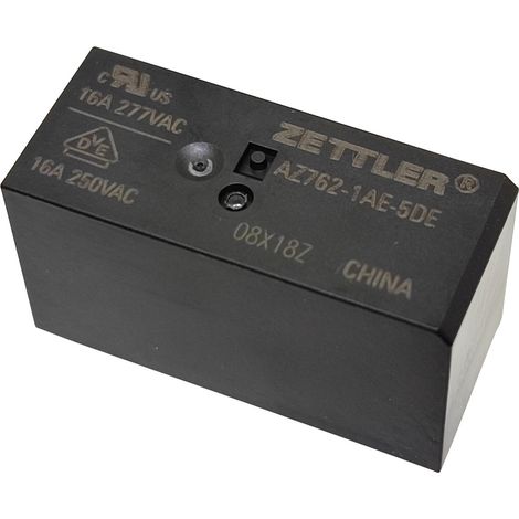 Zettler Electronics AZ762-1AE-18DE Printrelais 18 V/DC 16 A 1 Schließer 1 St.