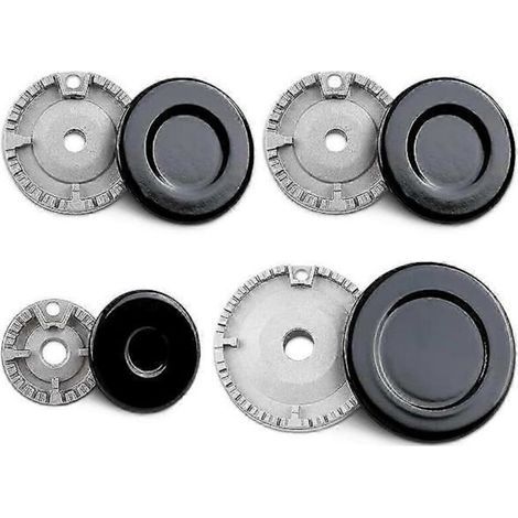 Lot de 4 brûleurs de rechange pour cuisinière à gaz portable - Tête de brûleur de rechange pour cuisinière à gaz (1/4)