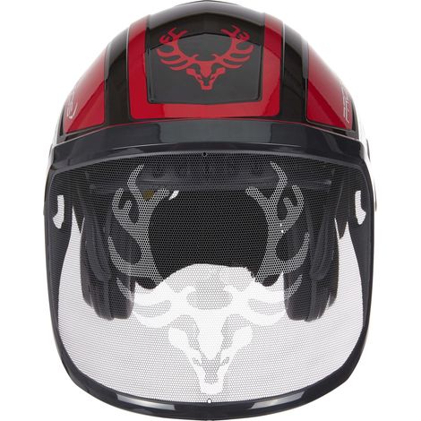 Casque forestier PROTOS® KOX Edition – Protection auditive et visière intégrale – Norme EPI – Coque bicolore haute visibilité