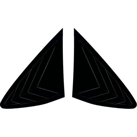 Parasol triangular para la luneta trasera del Mercedes-Benz GLC Coupé (C253, modelos 2016-2022), color negro brillante.