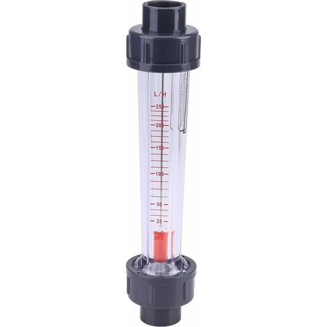 Débitmètre Liquide Rotamètre à Tube Plastique Type LZS-15 25-250L / H (1/5)