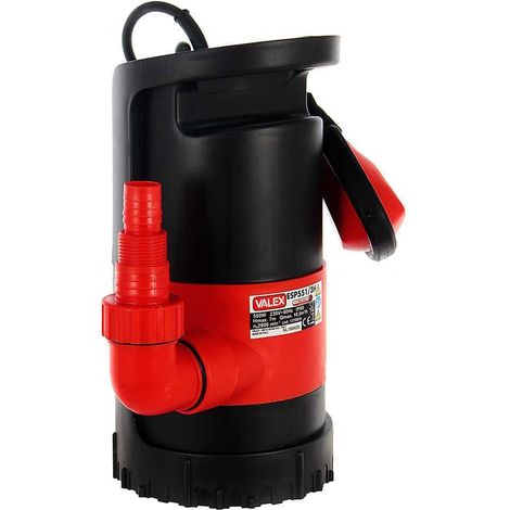 Valex Elettropompa acque torbide 550W rossa nera 10.500 l/h 32 cm (1/2)