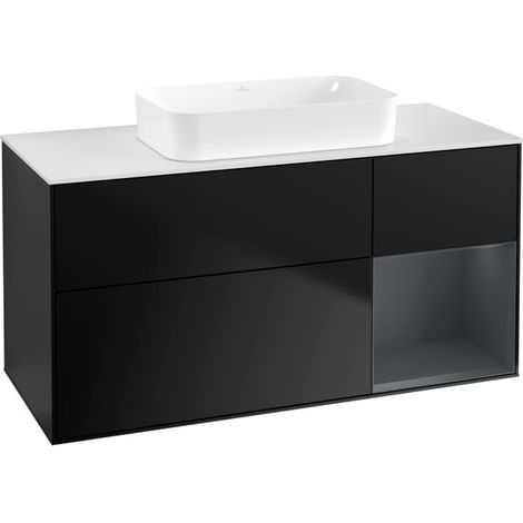 Villeroy & Boch F711HGPD Armoire sous lavabo Finion F71 (1/2)