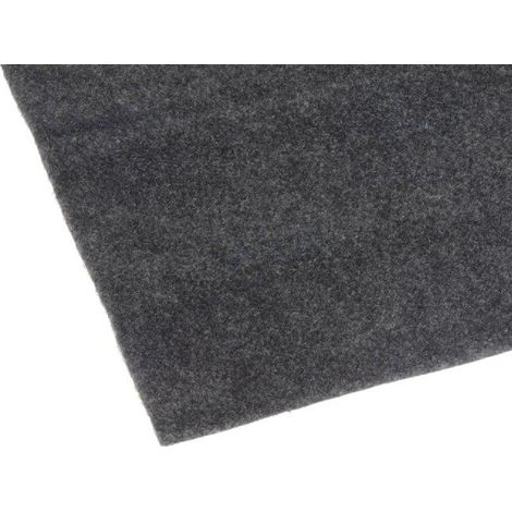 Adnauto – Moquette de sol en rouleau acoustique 1.4x0.7m anthracite – Adhésive pour isolation phonique – Idéale pour espaces confinés