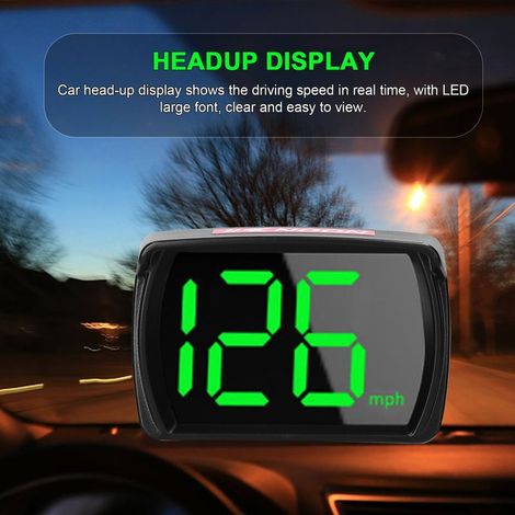 1 Affichage tête haute GPS Compteur de vitesse LED Double mode USB Véhicule camion SUV moto (1/5)