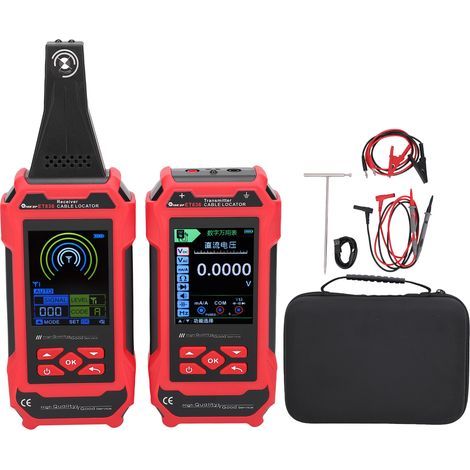 Underground cable locator, circuit tracer, metal pipe detector, cable tracing tool, can detect cables in underground walls (1/5)