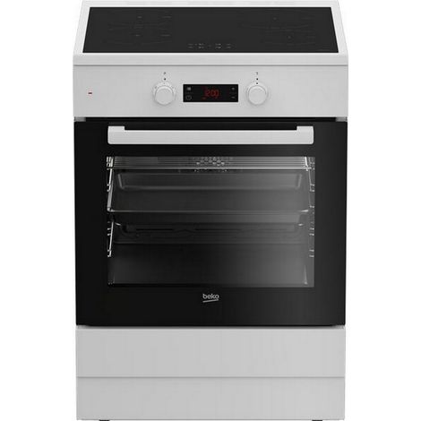 Cuisinière induction 72l 4 feux blanc - Beko - FBE69303MWC