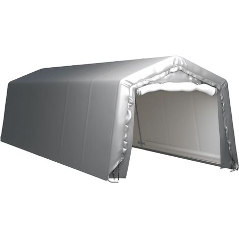 Tente de rangement polyvalente pour extérieur 300x900 cm Acier Gris -35788 (1/5)