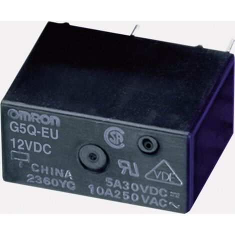 Omron G5Q-1-EU 12DC Relais pour circuits imprimés 12 V/DC 5 A 1 inverseur (RT) 1 pc(s) (1/5)