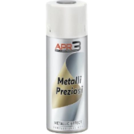 FPLUS spray plata efecto cromado 400 ml. , El Spray Pintura Efecto Metales Preciosos APR3 es un esmalte metálico innovador diseñado para brindar un acabado brillante y sofisticado