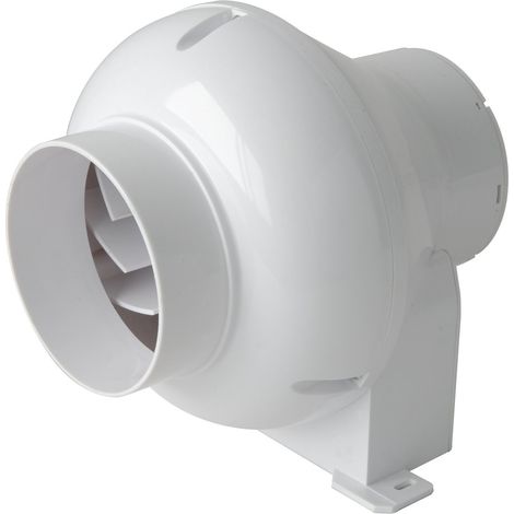 La Ventilazione LINEAV10 Aspiratore Centrifugo per Condotti di Aerazione, Bianco, diametro 100 mm / 4" (1/5)
