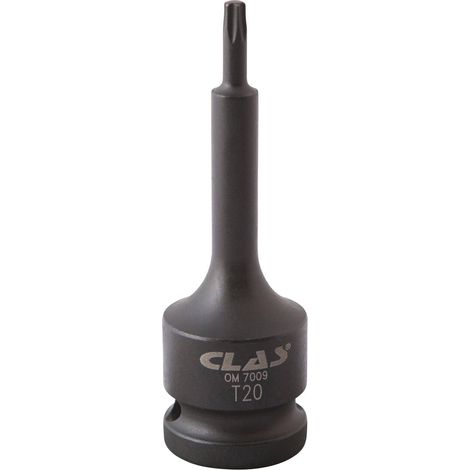 Douille embout choc torx T20 1/2" Cr-Mo - SA 7009 - CLAS Equipements