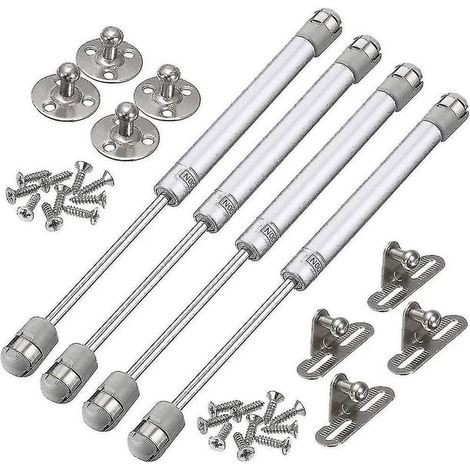 4 Amortisseurs à Gaz 100N Charnières Hydrauliques Piston pour Armoire Cuisine Levage Porte Meuble Ressort Pneumatique Accessoires Quincaillerie (1/5)