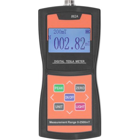 Digitales Hand-Gaußmeter zur Messung der Magnetfeldstärke von Permanentmagneten – hochpräzises Messgerät (1/5)