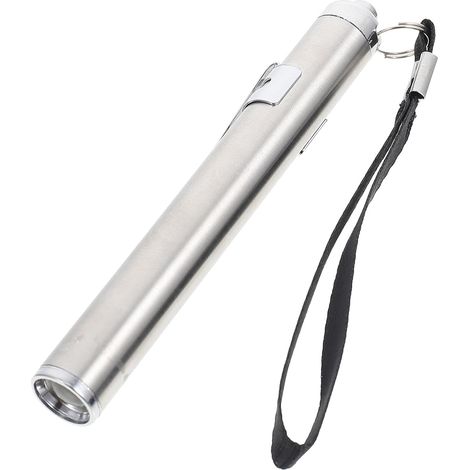 Lampe à Mirer Œufs d'Incubation LED Argentée, Testeur de Poche sans Pile pour Œufs de Poule, Canaris et Oiseaux, Outil d'Élevage pour Couveuse Domestique (1/5)