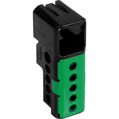 DEBFLEX - BORNIER TERRE 5 BORNES VERT - 707357 (1/5)