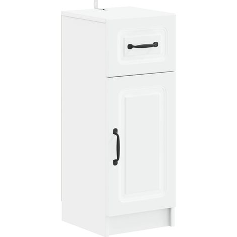 vidaXL Mobiletto da Bagno UTRECHT Bianco 30 x 31 x 77 cm (1/5)