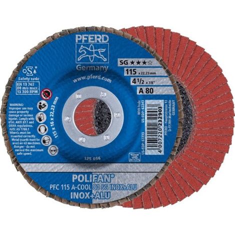 POLIFAN PFC 180 A-COOL 80 SG INOX+ALU - PFERD