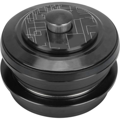 Jeu de direction de fourche avant sans filetage en alliage d'aluminium 44 mm pour VTT - Noir - Pièce de rechange améliorée (1/5)