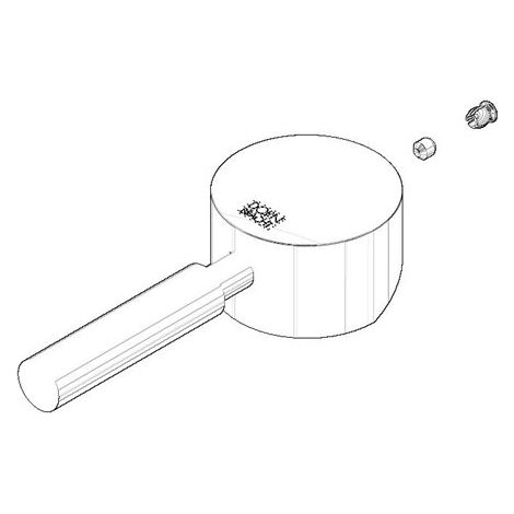 Dornbracht 90206204500-00 Pièce de rechange pour lavabo sur pied Gr. (1/3)