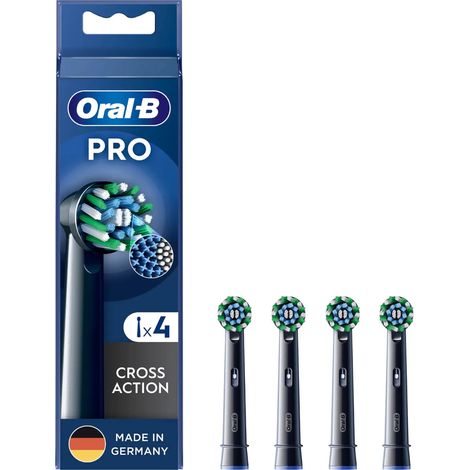 Oral-B CrossAction 4 pieza(s) Negro