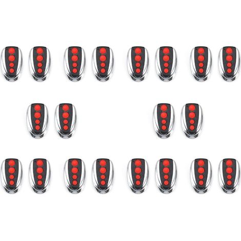 20X 433 MHz Copie Télécommande Clé de Porte de Garage pour Steel-Line ZT07 SD800 Pièces de Rechange de Télécommande de Porte de Garage (1/5)