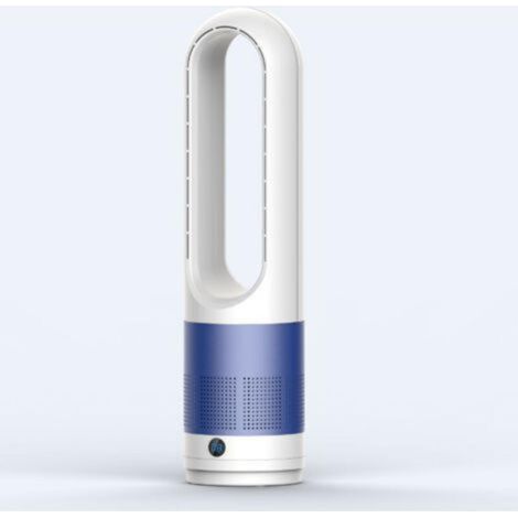 Ventilateur sans pales, ventilateur tour silencieux, avec télécommande, 8 vitesses, oscillation à 80°, minuterie, affichage LED (1/4)