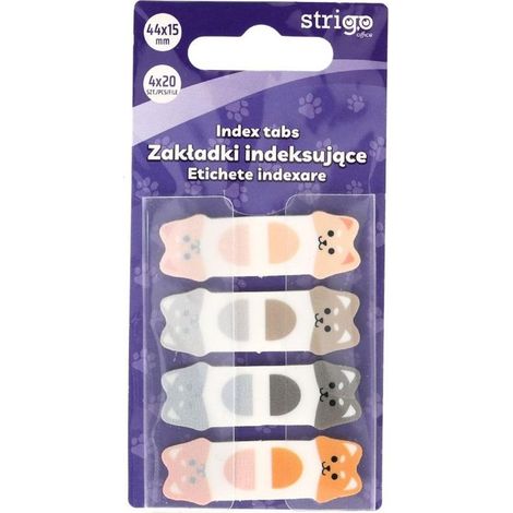 Fiches bristol Chiens 44 x 15 mm, 80 feuilles