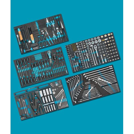 Assortiment d'outils HAZET 0-179NXL/321 Nombre d'outils : 321 (1/2)