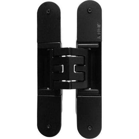 bisagra invisible kubica k5080 negro  regulacion 3d. 80kgs/2bis. 160x74mm.
