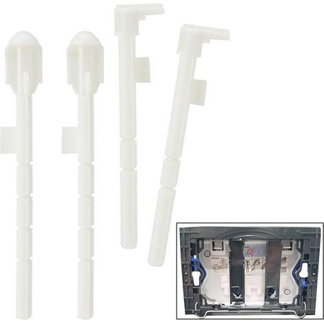 Ensemble de tiges de chasse d'eau de rechange pour réservoir de toilettes Geberit 241874001-Chrom (1/4)