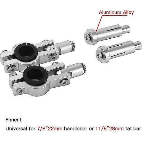 Paire de protège-mains moto 22 mm 28 mm, 1 paire, compatibles avec Yamaha YZ YZF WR WRF TTR 125 250 400 450-AquaForge (1/4)
