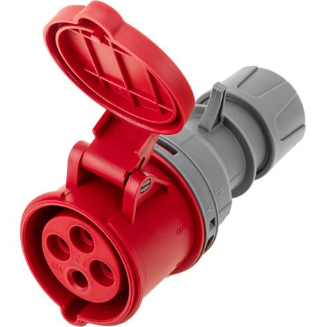 BeMatik - Prise industrielle CETAC femelle 3P + T 32A 380V IP44 antenne (1/5)