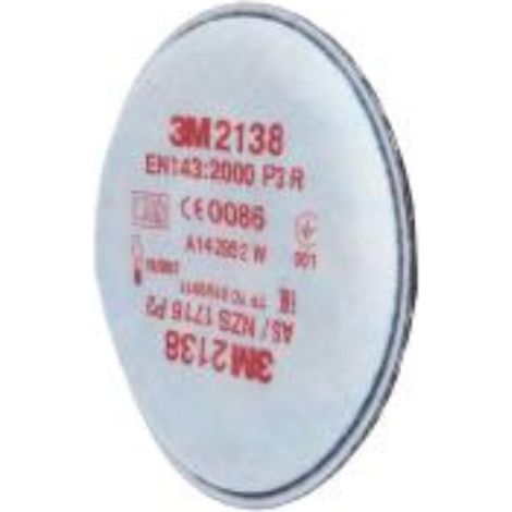 3M PROTECION LABORAL par filtros p3r, vapores org. gases ac. 2138  3m