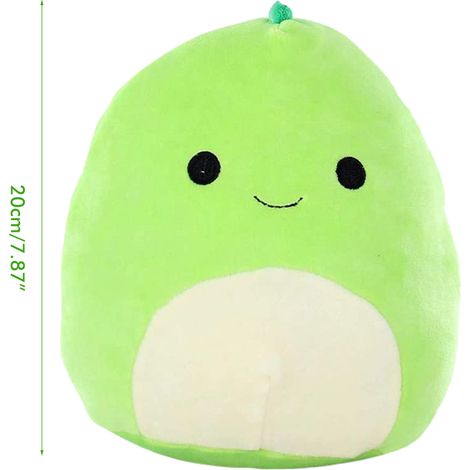 Coussin-doudou dinosaure en peluche douce, oreiller câlin pour enfant, jouet en tissu moelleux, cadeau idéal pour garçons et filles. (1/5)