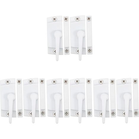 8 Ensembles Serrures de Fenêtre Coulissantes avec Design Élégant Installation Facile Accessoires pour Portes Fenêtres Renforcée pour Vos