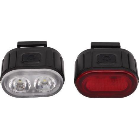 Ensemble d'éclairage de vélo à LED rechargeable par USB - 350Lm IPX5 étanche léger